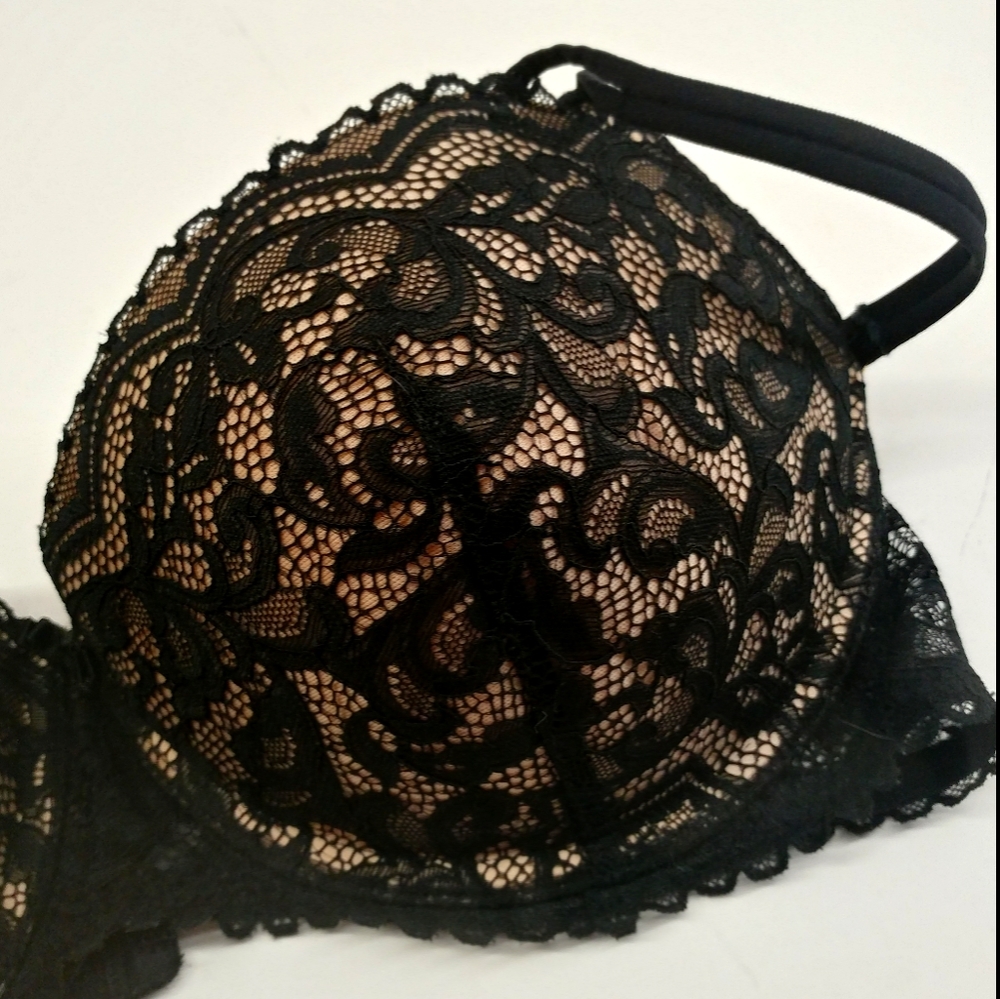 Gilligan & Omalley 36D Black Lace Bra